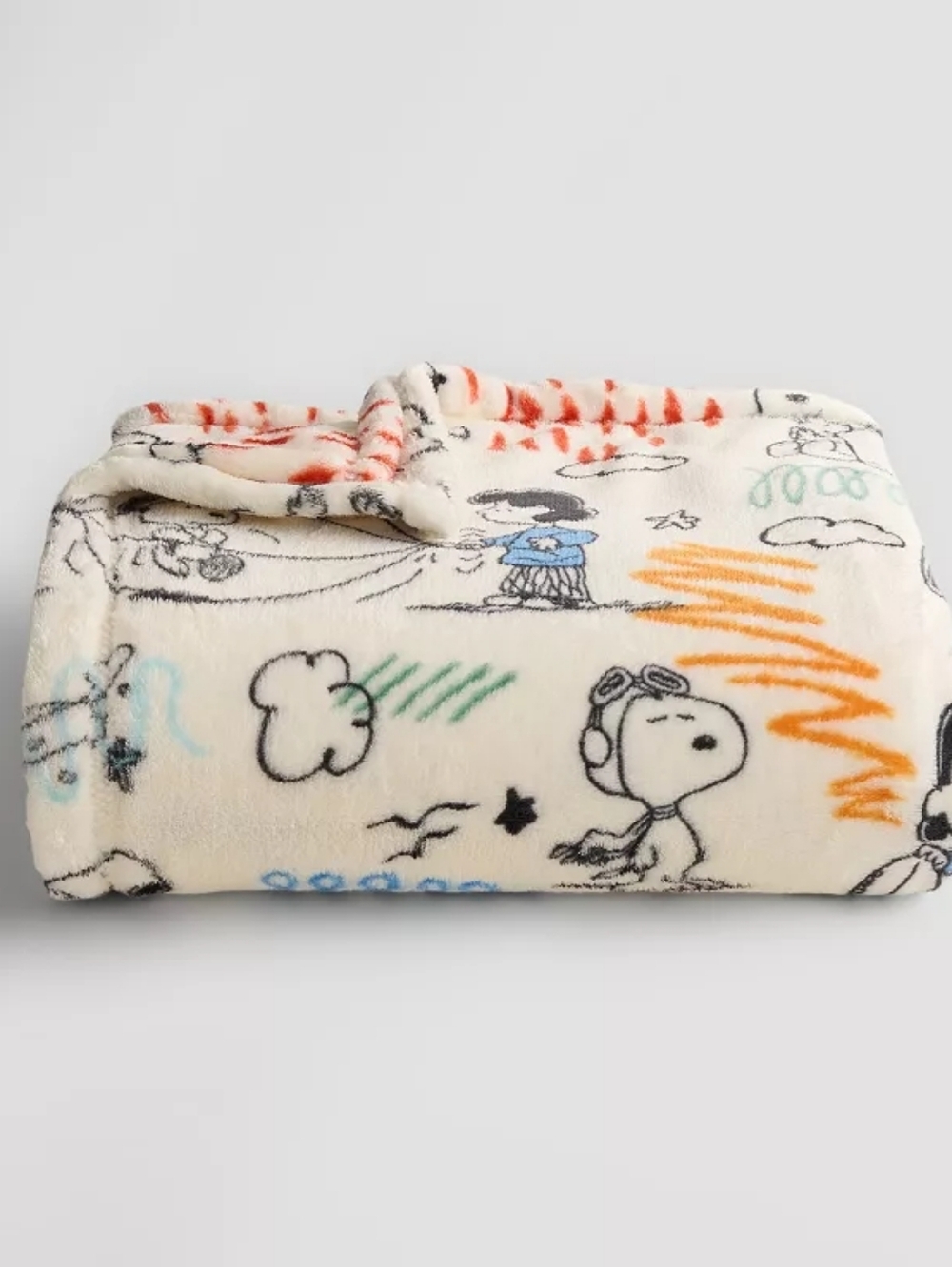 The Big One® Peanuts Sketch Plush Throw Blanket